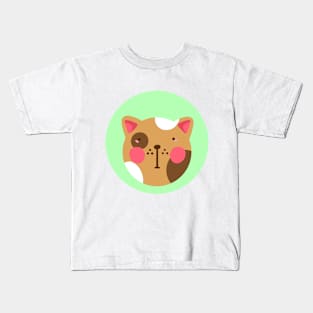 cute silly drawn kitty cat design 6 Kids T-Shirt